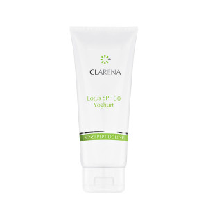 CLARENA Сонцезахістний крем SPF 30 Lotus SPF 30 Yoghurt, 100 мл.