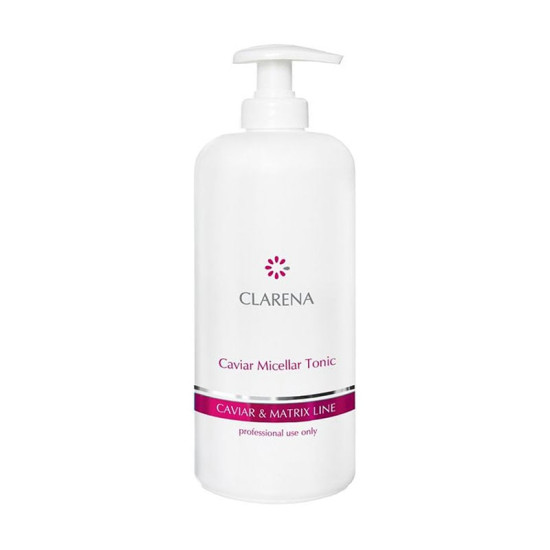 CLARENA Икорный мицелярный  тоник CAVIAR MICELLAR TONIC, 500 мл