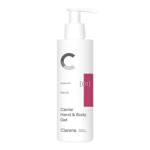 CLARENA Очищаючий гель для рук та тіла з екстрактом ікри Caviar Hand & Body Gel, 200 мл