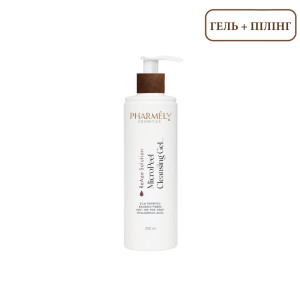 PHARMELY cosmetics Пептидний гель з часточками бамбуку 200 мл / Micro peel cleansing gel 200 ml