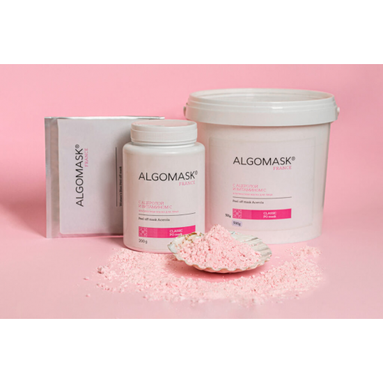 ALGOMASK Альгінатна маска з ацеролою та віт.С  / Peel off mask Acerola, 200g